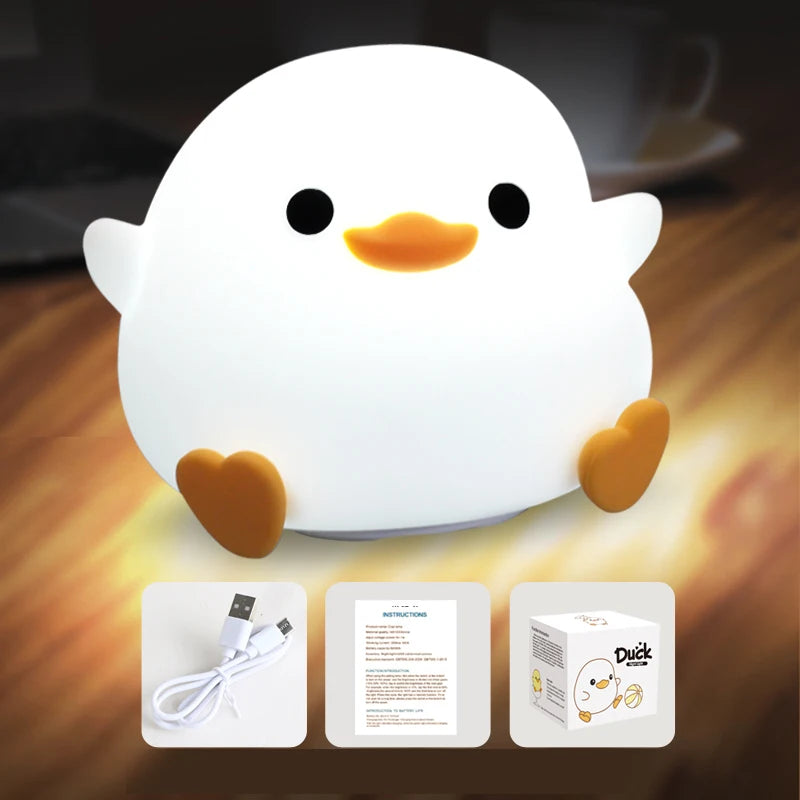 LED Night Light Cute Duck Lamp - The Adorable Duck Night Light