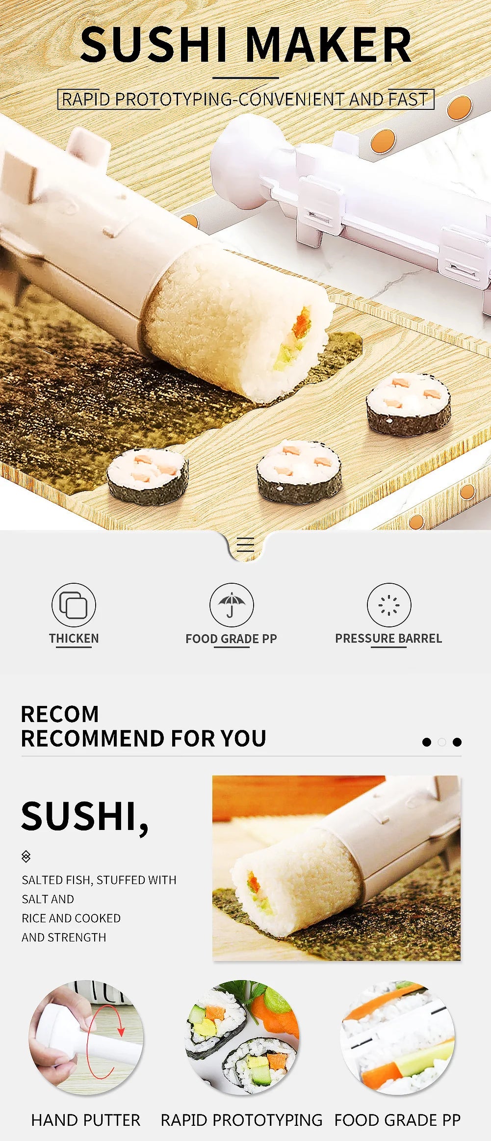 Sushi Maker : DIY Delicious Sushi in Minutes!