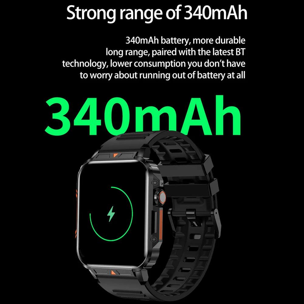 AI Smartwatch – Rugged Design, Smart Features