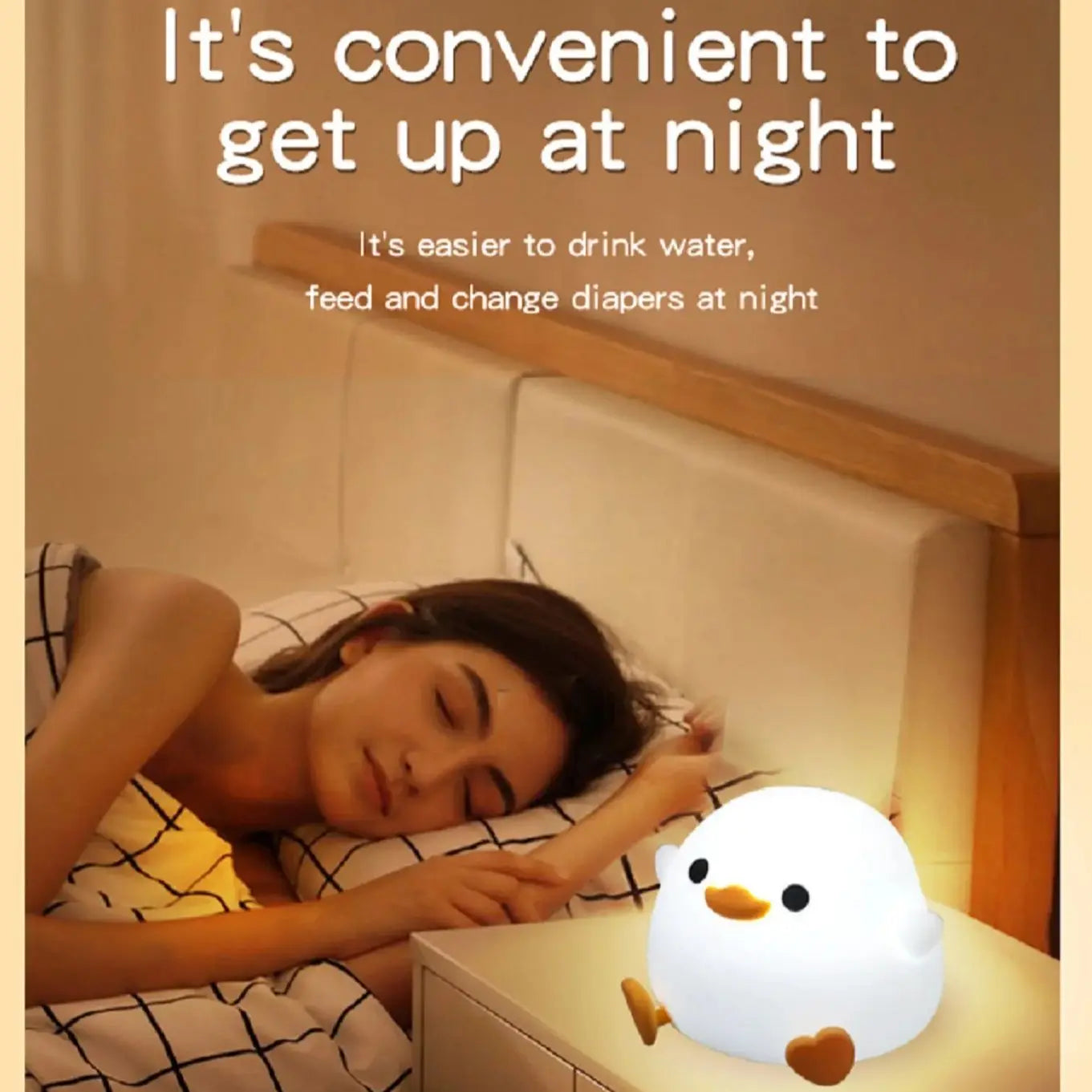 LED Night Light Cute Duck Lamp - The Adorable Duck Night Light