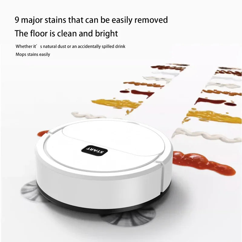 Smart Mini Silent Vacuum Cleaner - 5-in-1 Robot Sweeping & Mopping Machine