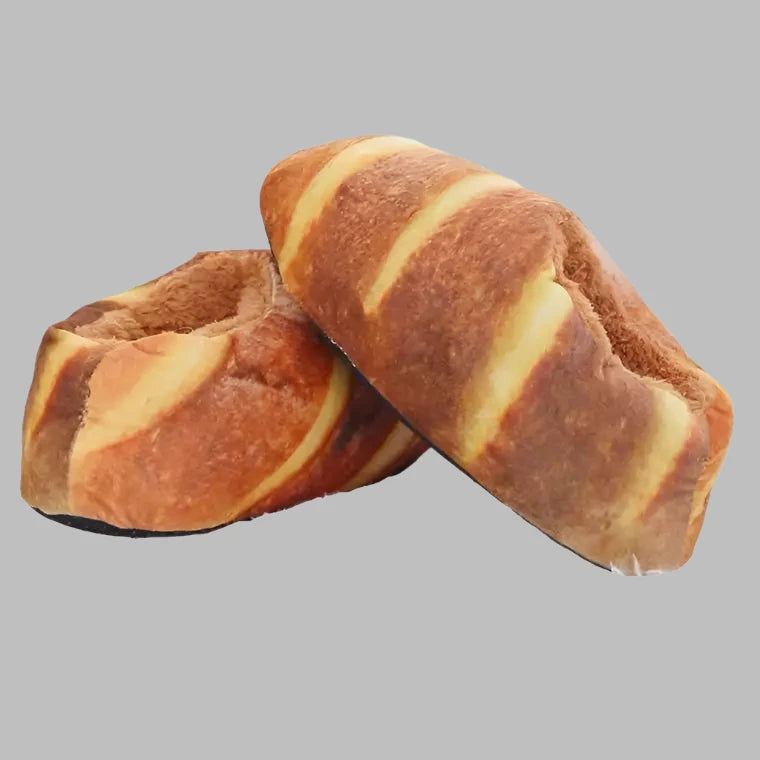 Bread Toast Slippers - Infaccial Funny Bread Slippers unisex