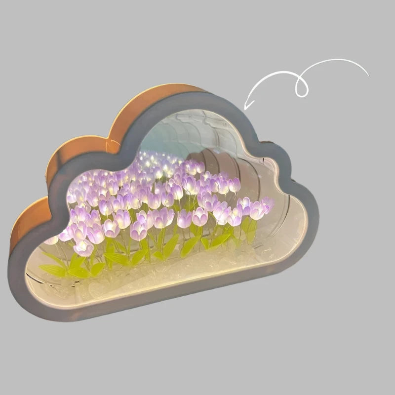 Cloud Tulip Night Light: A Unique and Creative Home Decor Piece