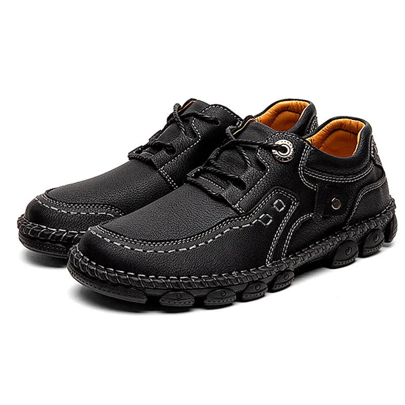 Leather Shoes Men Casual Sneakers Comfort Design