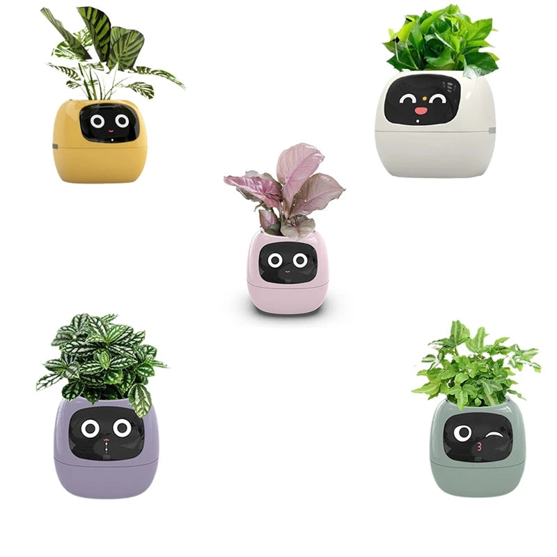 Ivy Smart Plant Rechargeable - Smart Planter: Grow Happy, Healthy Plants with Ease