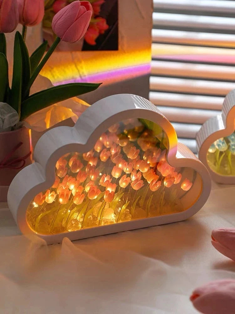 Cloud Tulip Night Light: A Unique and Creative Home Decor Piece