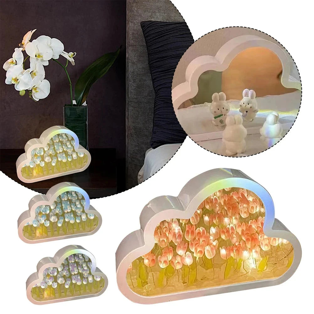 Cloud Tulip Night Light: A Unique and Creative Home Decor Piece