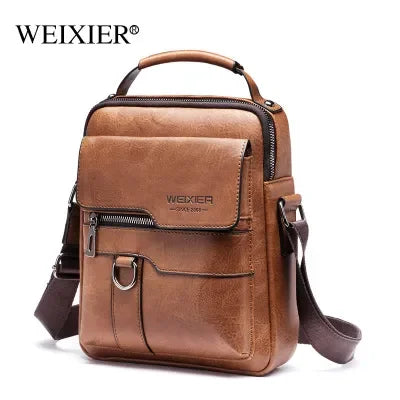 Sleek and Stylish PU Leather Messenger Bag