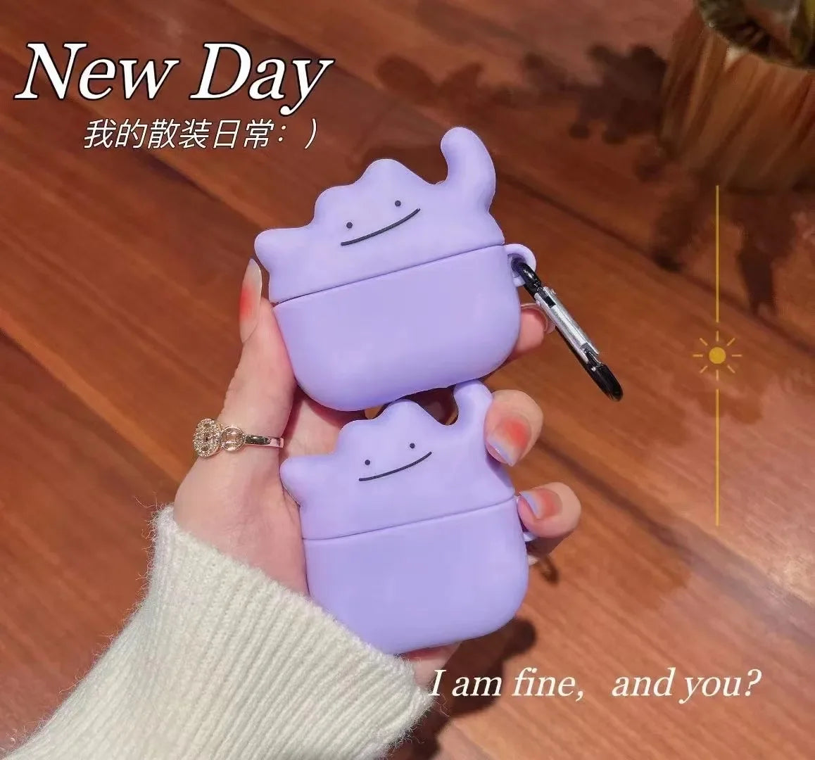 Case For 2024 New Cartoon Air pods 4th  Generation Silicone Cover