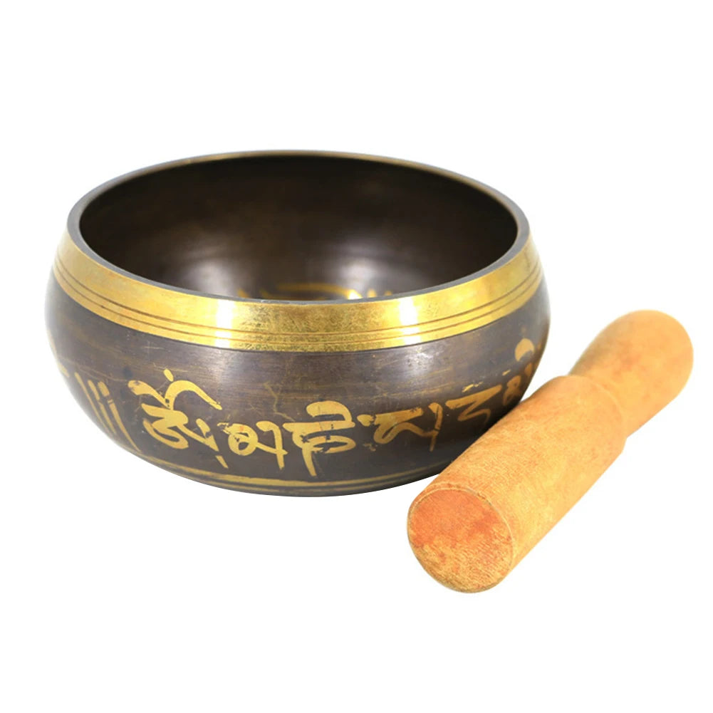 Tibetan Singing Bowl Set - Lotus Yoga Meditation Bowl Handmade